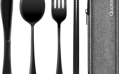 The Quatish Portable Silverware Set