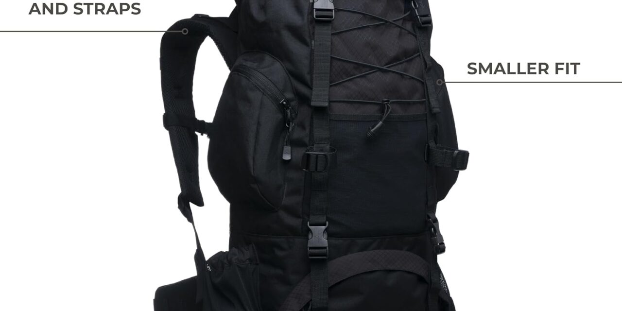 TETON 55L Scout Internal Frame Backpack for Hiking, Camping, Backpacking