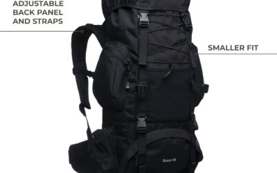 TETON 55L Scout Internal Frame Backpack for Hiking, Camping, Backpacking