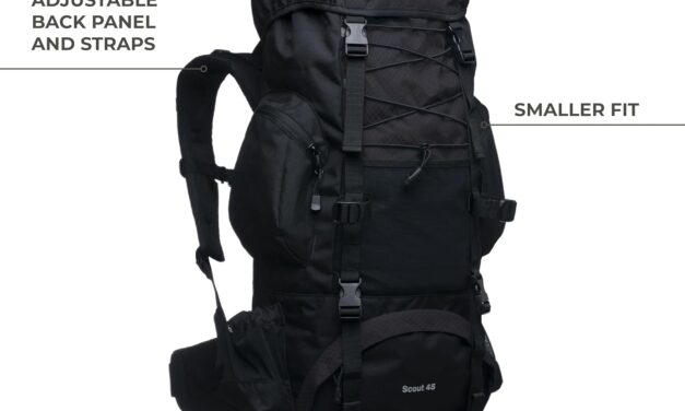 TETON 55L Scout Internal Frame Backpack for Hiking, Camping, Backpacking