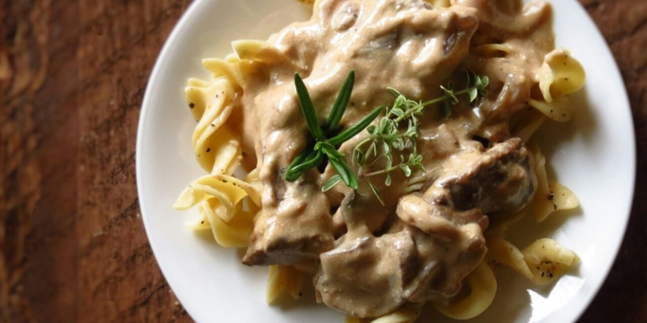 Dutch Oven Beef Stroganoff