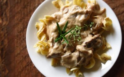 Dutch Oven Beef Stroganoff
