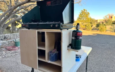 Turn a Cargo Box into a Camp Kitchen Pantry