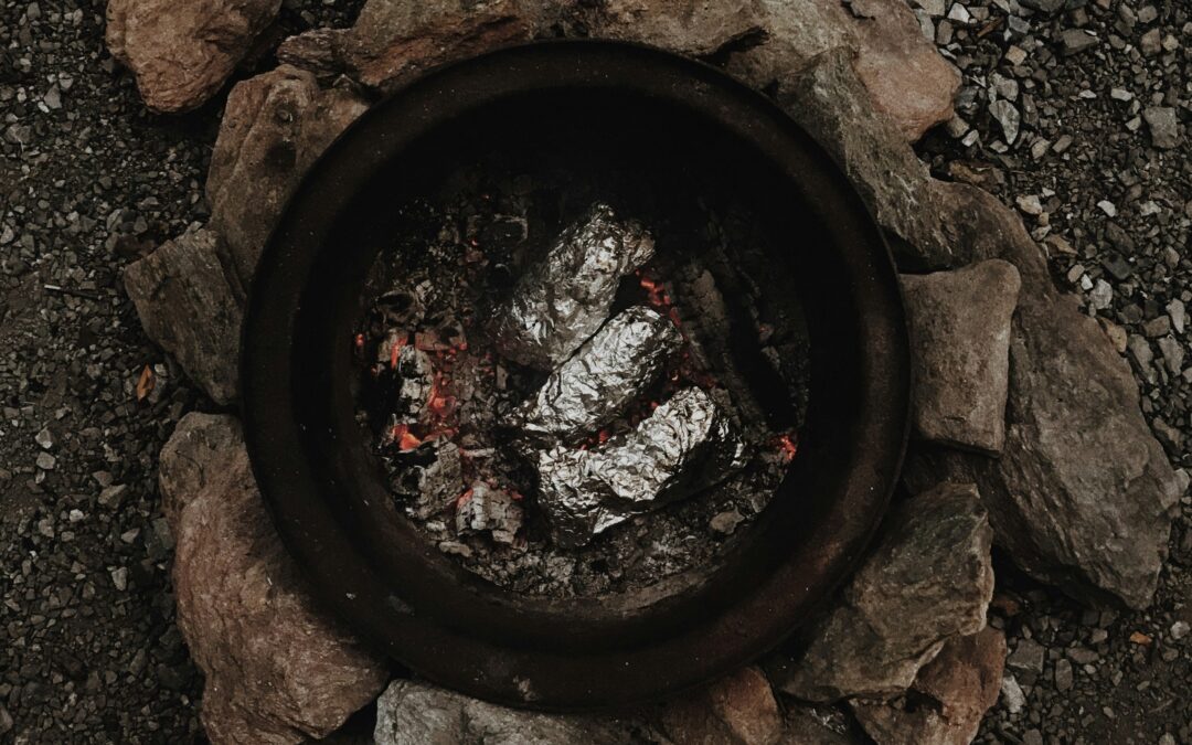 Campfire Baked Potatoes in Foil