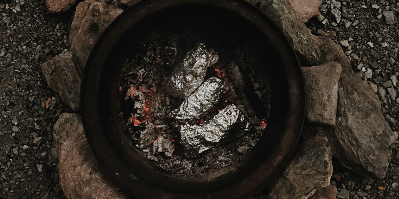 Campfire Baked Potatoes in Foil