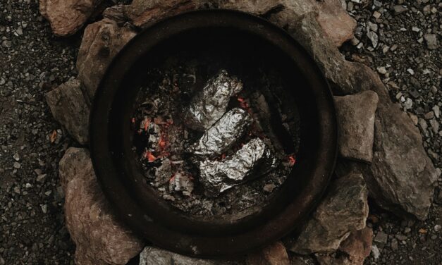 Campfire Baked Potatoes in Foil